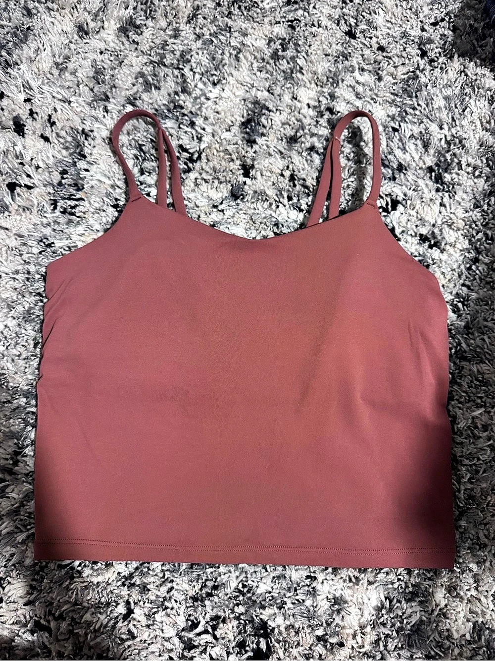 All in Motion Athletic Tank Top in Red